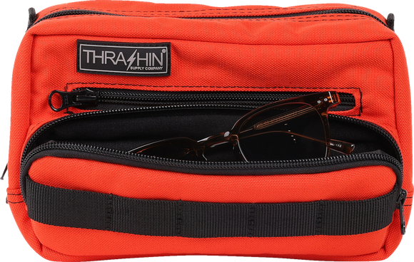 THRASHIN SUPPLY CO. Handlebar Bag Plus - Orange THB-0028
