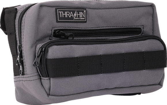 THRASHIN SUPPLY CO. Handlebar Bag Plus - Gray THB-0018