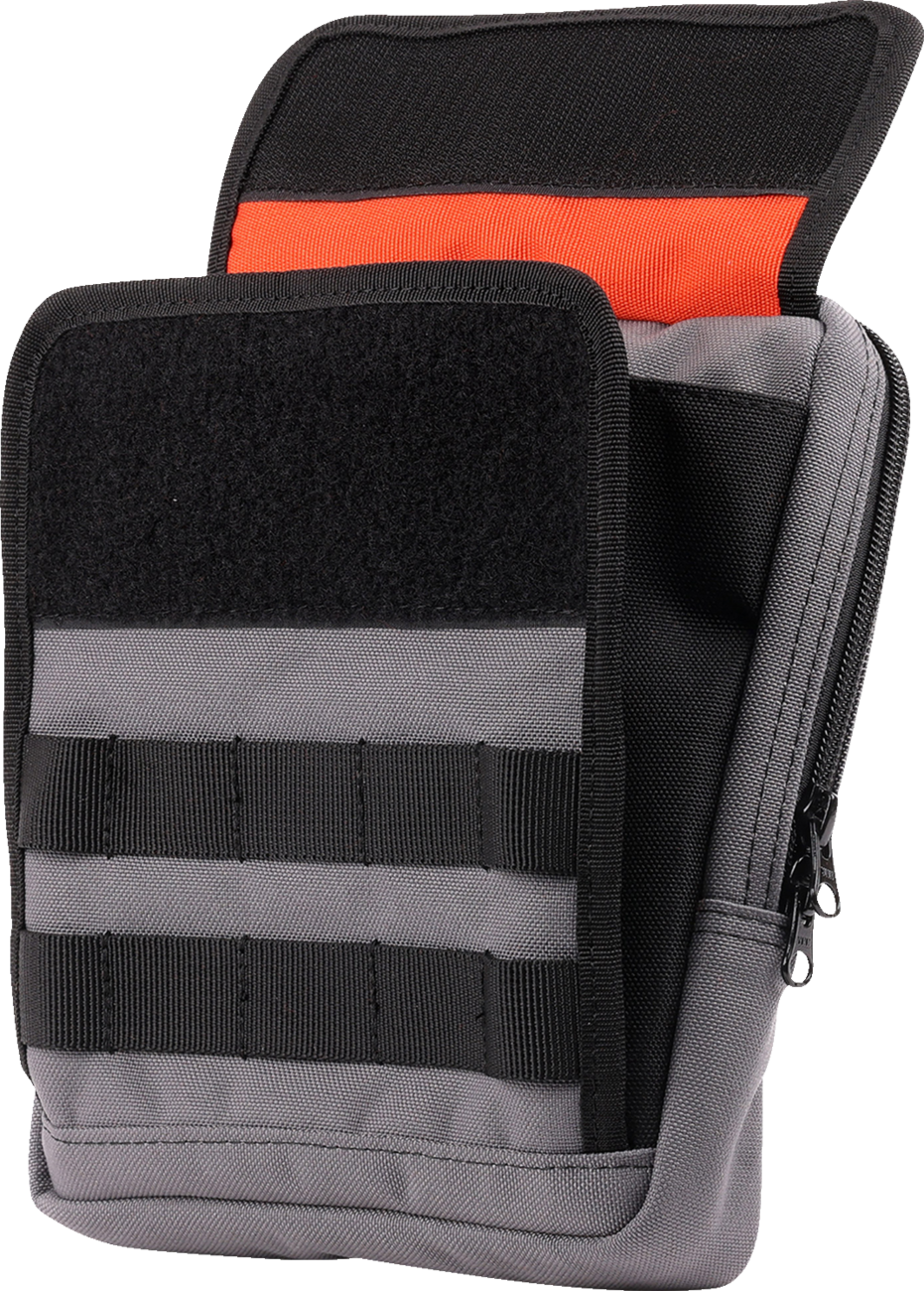 THRASHIN SUPPLY CO. Handlebar Bag Slim - Gray THB-0030