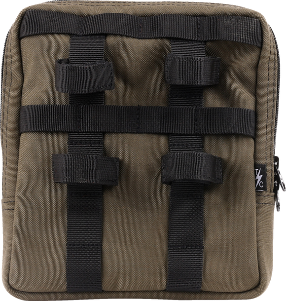 THRASHIN SUPPLY CO. Handlebar Bag Slim - Green THB-0031