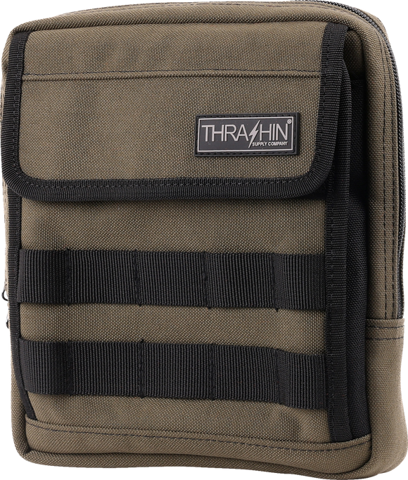 THRASHIN SUPPLY CO. Handlebar Bag Slim - Green THB-0031