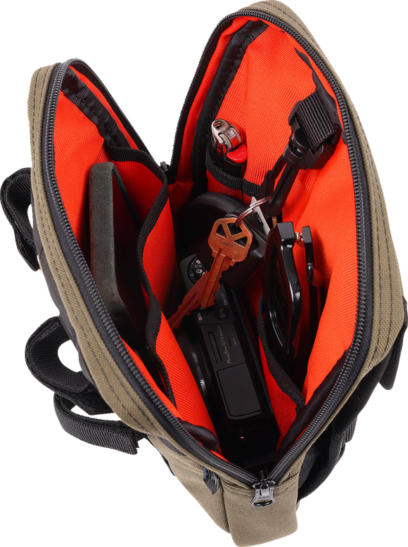 THRASHIN SUPPLY CO. Handlebar Bag Slim - Green THB-0031