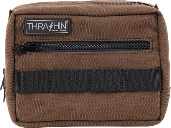 THRASHIN SUPPLY CO. Handlebar Bag - Brown THB-0006