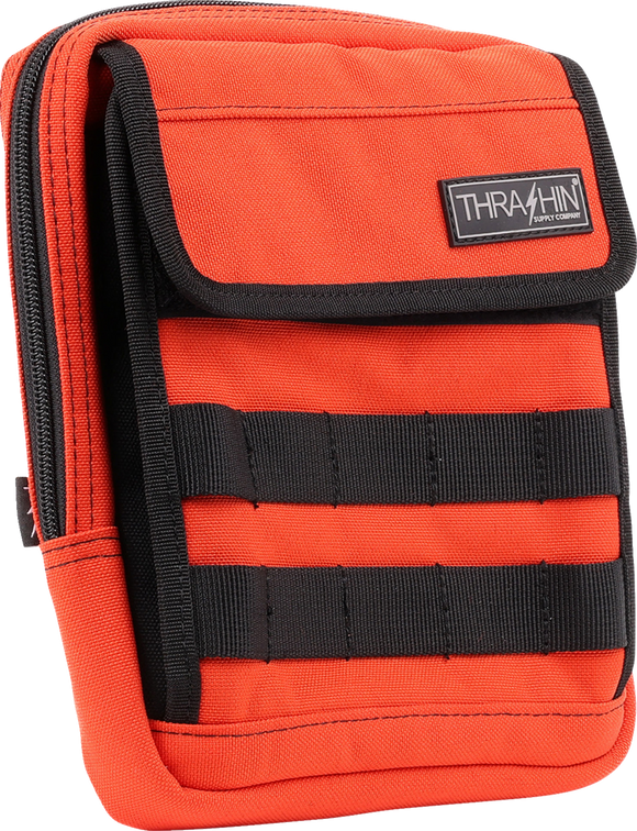 THRASHIN SUPPLY CO. Handlebar Bag Slim - Orange THB-0035