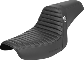 SADDLEMEN Pro Series SDC Performance Seat - w/o Backrest - Tuck-n-Roll/Carbon Fiber - Gripper - FXR '86-'94 SC88209T