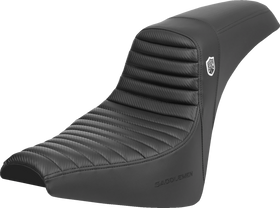 SADDLEMEN Pro Series SDC Performance Seat - w/o Backrest - Tuck-n-Roll/Carbon Fiber - Gripper - FX '18-'24 SC81830T