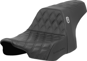 SADDLEMEN Pro Series SDC Performance Seat - Lattice Stitch - Gripper - w/o Backrest - FLH/FLT '23-'24 SC82307D0