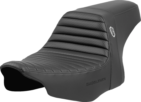 SADDLEMEN Pro Series SDC Performance Seat - w/o Backrest - Tuck-n-Roll - FLH/FLT '23-'24 SC82307T