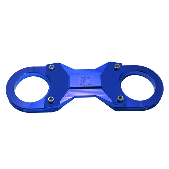 Blue anodized 49mm motorcycle fork brace