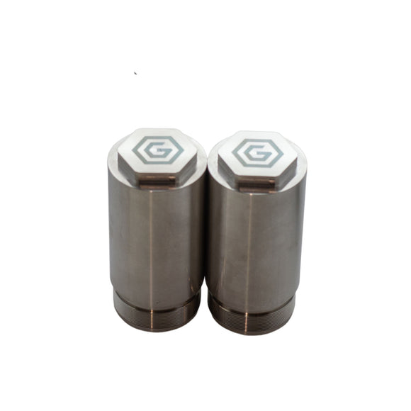 49mm 3-inch stainless steel fork tube extensions (pair)