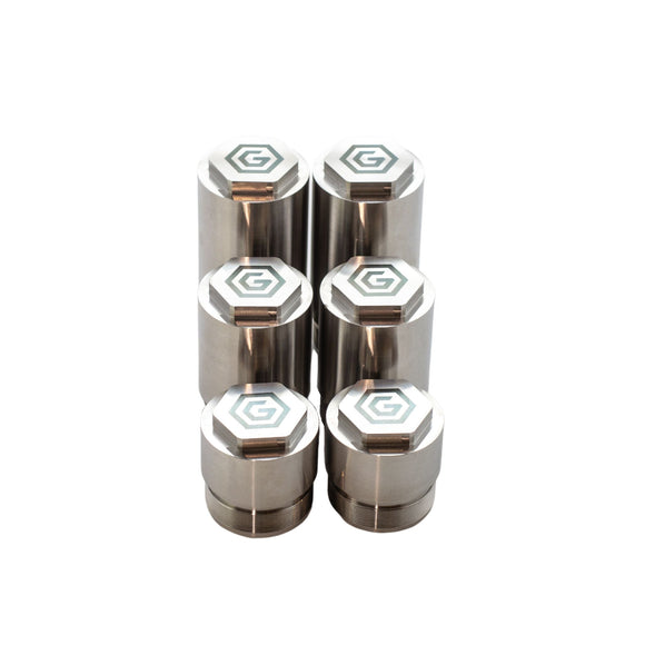 49mm stainless steel fork tube extensions, set of 6