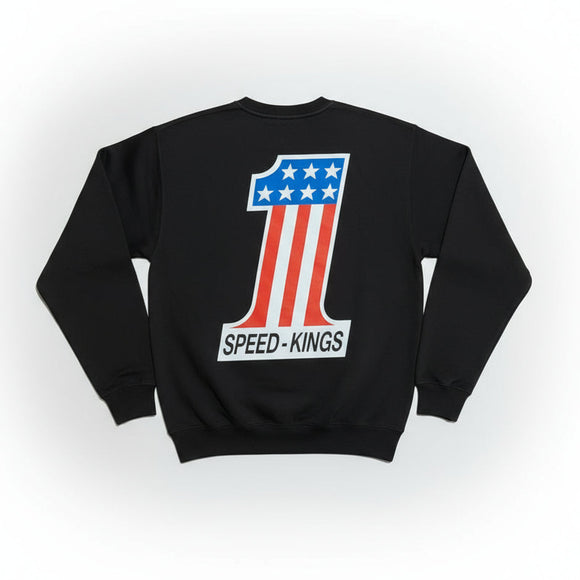 #1 Speed-Kings Mens Crewneck Sweater