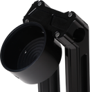 H/D Billet Speedo Mount Black Req Hofmann Risers