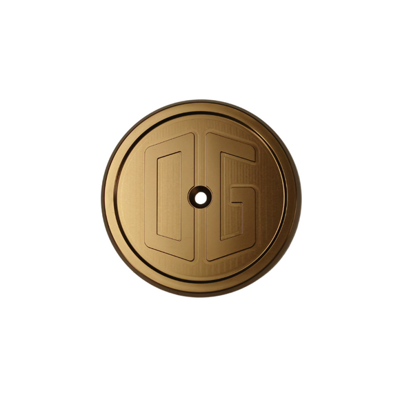 5.5-inch OG round motorcycle air cleaner cover, classic bronze