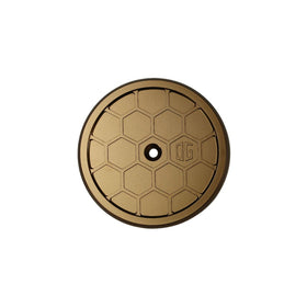 5.5-inch HoneyComp bronze round air cleaner cover