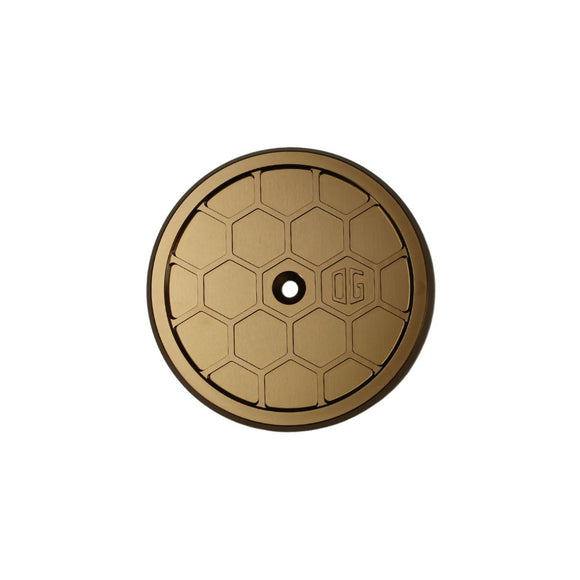 5.5-inch HoneyComp bronze round air cleaner cover