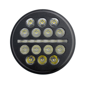 5.75" OG X-Series LED headlight for Harley‑Davidson — 50W, 5600/4400 lm, 6000K, ultra-slim IP67