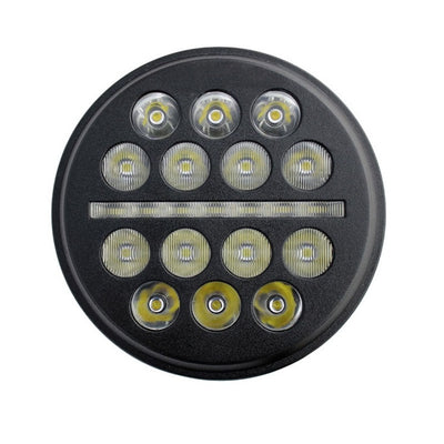 5.75" OG X-Series LED headlight for Harley‑Davidson — 50W, 5600/4400 lm, 6000K, ultra-slim IP67