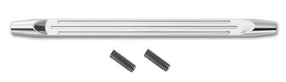 Billet ball-milled chrome shift linkage 9-3/16 in with two 5/16 in threaded studs for Harley-Davidson Softail and Touring models