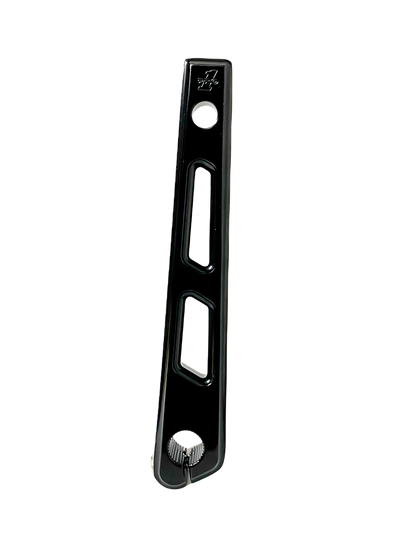 Black CNC-machined billet aluminum inner shift linkage arm #500779B fits 1986–2022 FL Touring models