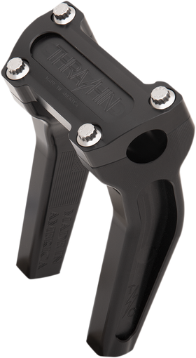 THRASHIN SUPPLY CO. Handlebar Risers - Pull Back - 6-1/2" - Black TSC-6525-1