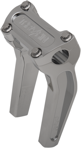 THRASHIN SUPPLY CO. Handlebar Risers - Pull Back - 6-1/2" - Chrome TSC-6525-3