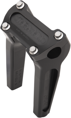 THRASHIN SUPPLY CO. Handlebar Risers - Straight - 6" - Black TSC-6000-1