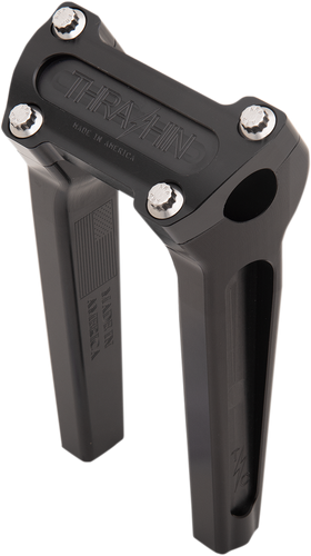 THRASHIN SUPPLY CO. Handlebar Risers - Straight - 8" - Black TSC-8000-1