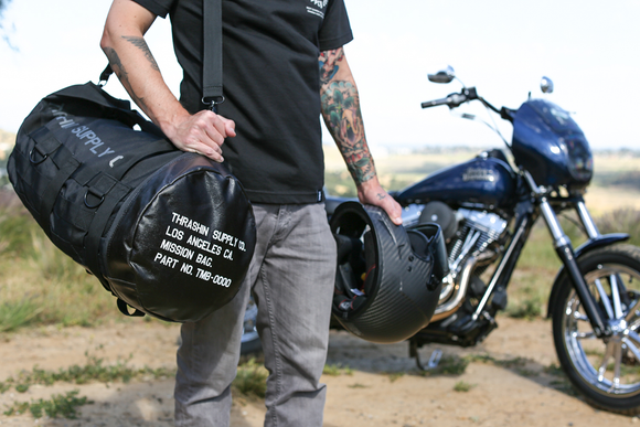THRASHIN SUPPLY CO. Mission Duffel Bag - Black TMB-0000