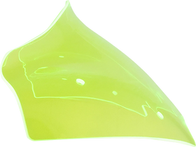 KLOCK WERKS Kolor Flare* Sport Windshield - 8" - Green Ice KWW-01-0753