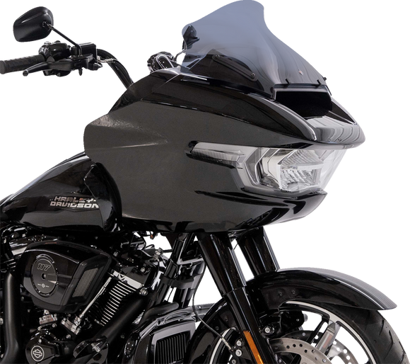 KLOCK WERKS Sport Flare* Windshield - 11" - Dark Smoke - FLTRX KWW-01-0735-DS