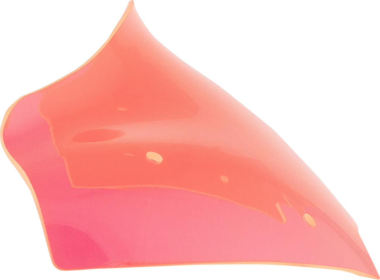 KLOCK WERKS Kolor Flare* Windshield - 10" - Pink Ice KWW-01-0750