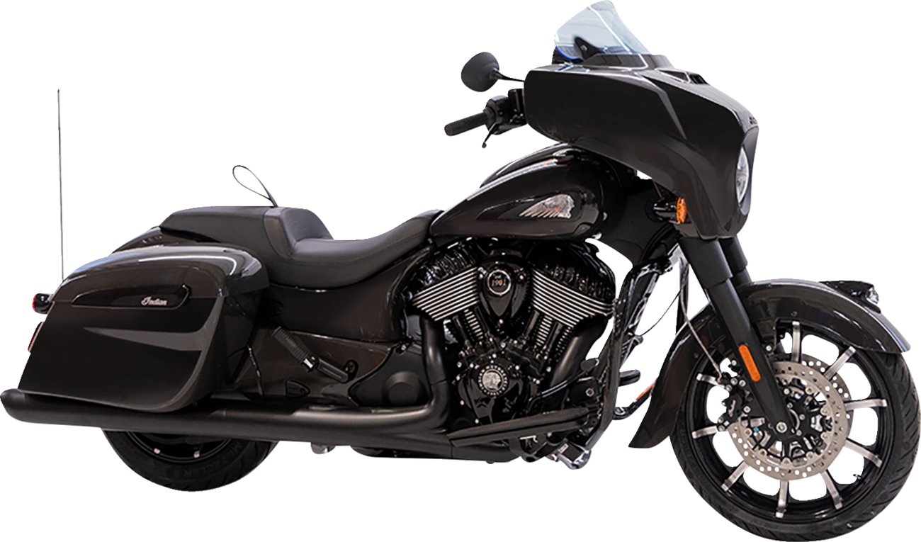 KLOCK WERKS Kolor Flare* Windshield - 10" - Blue Ice KWW-04-0635