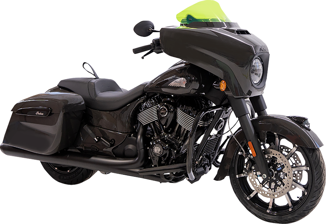 KLOCK WERKS Kolor Flare* Windshield - 10" - Green Ice KWW-04-0634