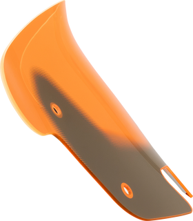 KLOCK WERKS Kolor Flare* Windshield - 10" - Orange Ice KWW-04-0632