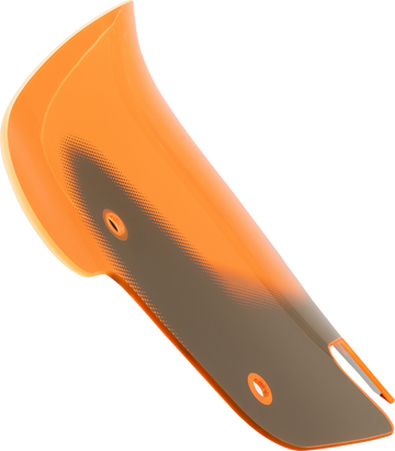 KLOCK WERKS Kolor Flare* Windshield - 10" - Orange Ice KWW-04-0632
