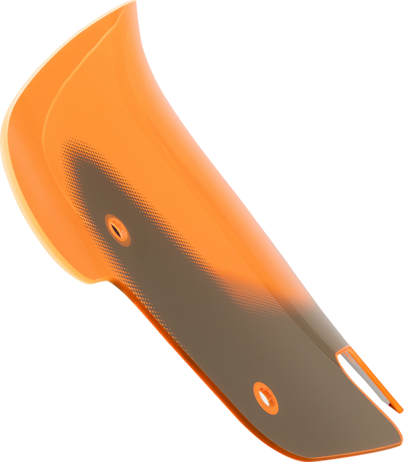 KLOCK WERKS Kolor Flare* Windshield - 10" - Orange Ice KWW-04-0632