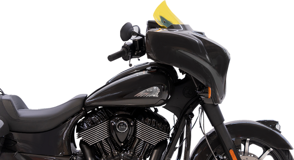 KLOCK WERKS Kolor Flare* Windshield - 10" - Yellow Ice KWW-04-0633