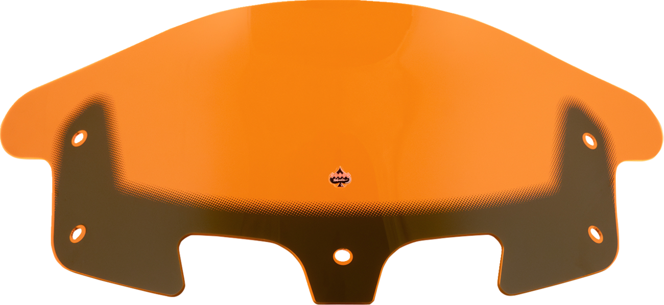 KLOCK WERKS Kolor Flare* Windshield - 10" - Orange Ice KWW-04-0632