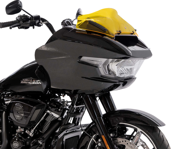 KLOCK WERKS Kolor Flare* Sport Windshield - 8" - Yellow - FLTRX KWW-01-0757