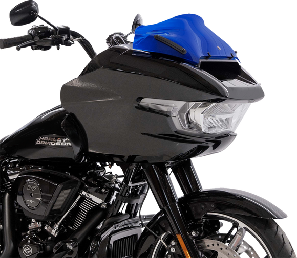 KLOCK WERKS Kolor Flare* Sport Windshield - 8" - Blue - FLTRX KWW-01-0759