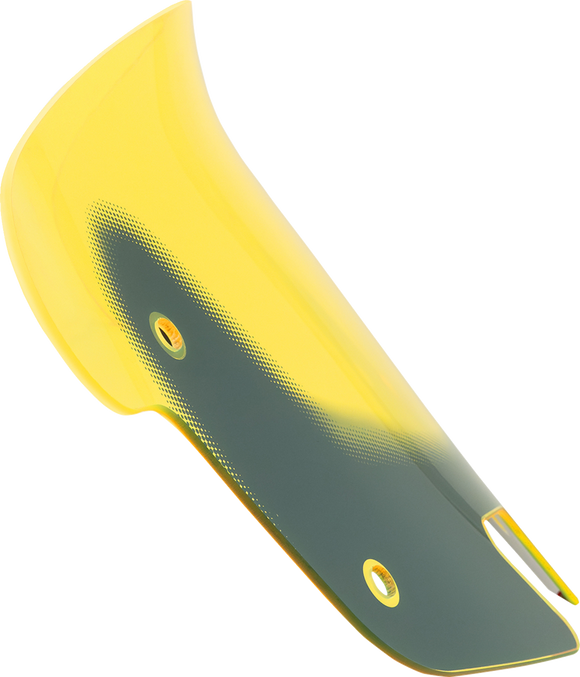 KLOCK WERKS Kolor Flare* Windshield - 10" - Yellow Ice KWW-04-0633