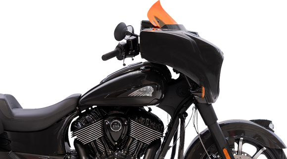 KLOCK WERKS Kolor Flare* Windshield - 10" - Orange Ice KWW-04-0632