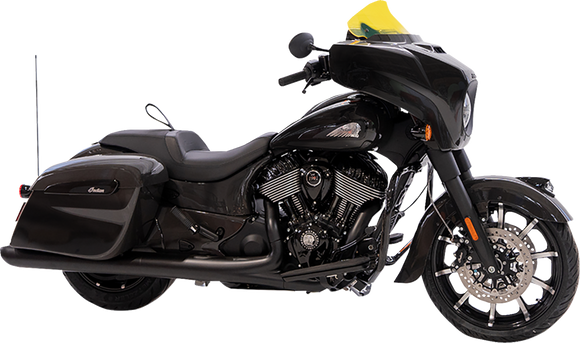 KLOCK WERKS Kolor Flare* Windshield - 10" - Yellow Ice KWW-04-0633