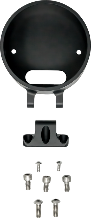 KODLIN USA Round Gauge Bezel - For Ascent Pro Riser - Black KUS55139