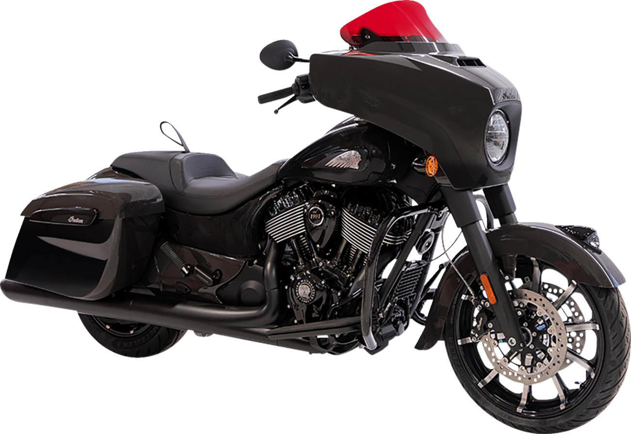 KLOCK WERKS Kolor Flare* Windshield - 10" - Red KWW-04-0636
