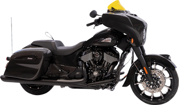 KLOCK WERKS Kolor Flare* Windshield - 10" - Yellow KWW-04-0638