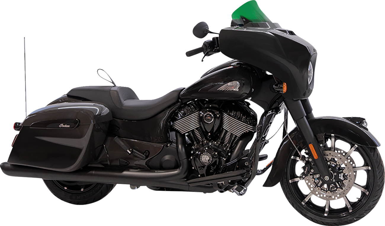 KLOCK WERKS Kolor Flare* Windshield - 10" - Green KWW-04-0639