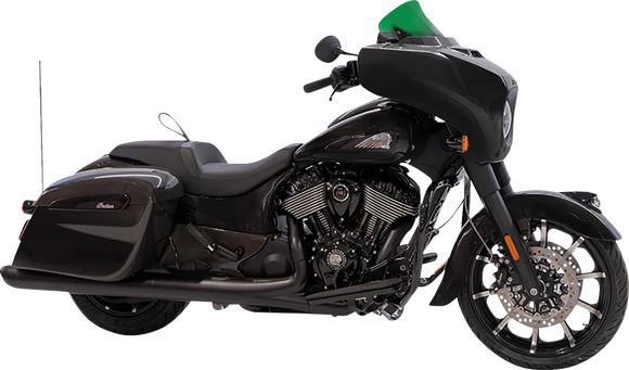 KLOCK WERKS Kolor Flare* Windshield - 10" - Green KWW-04-0639