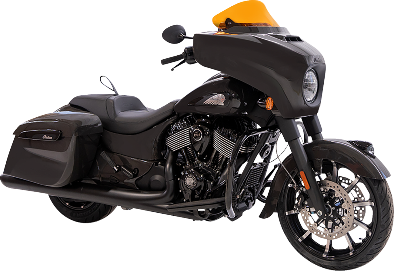 KLOCK WERKS Kolor Flare* Windshield - 10" - Orange KWW-04-0637